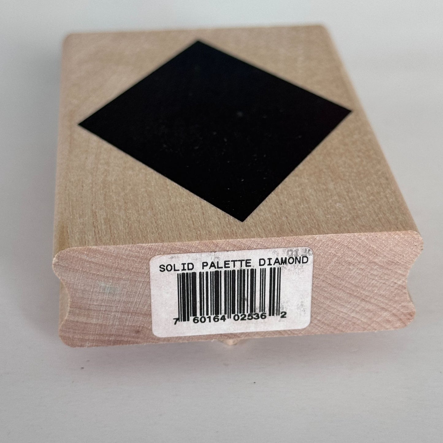 JudiKins Rubber Stamp Solid Palette Diamond Shape Geometric Background Scrapbooking Cardmaking Craft Wood Mounted