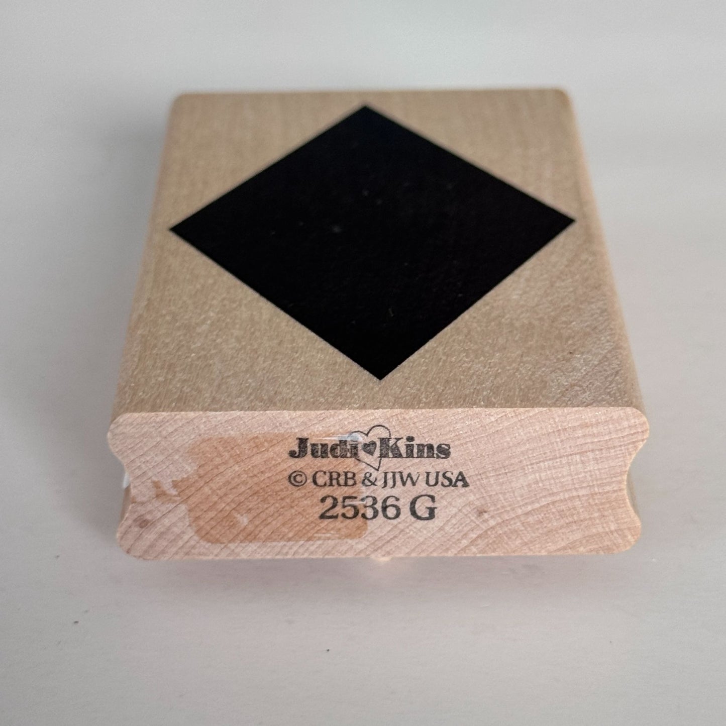 JudiKins Rubber Stamp Solid Palette Diamond Shape Geometric Background Scrapbooking Cardmaking Craft Wood Mounted