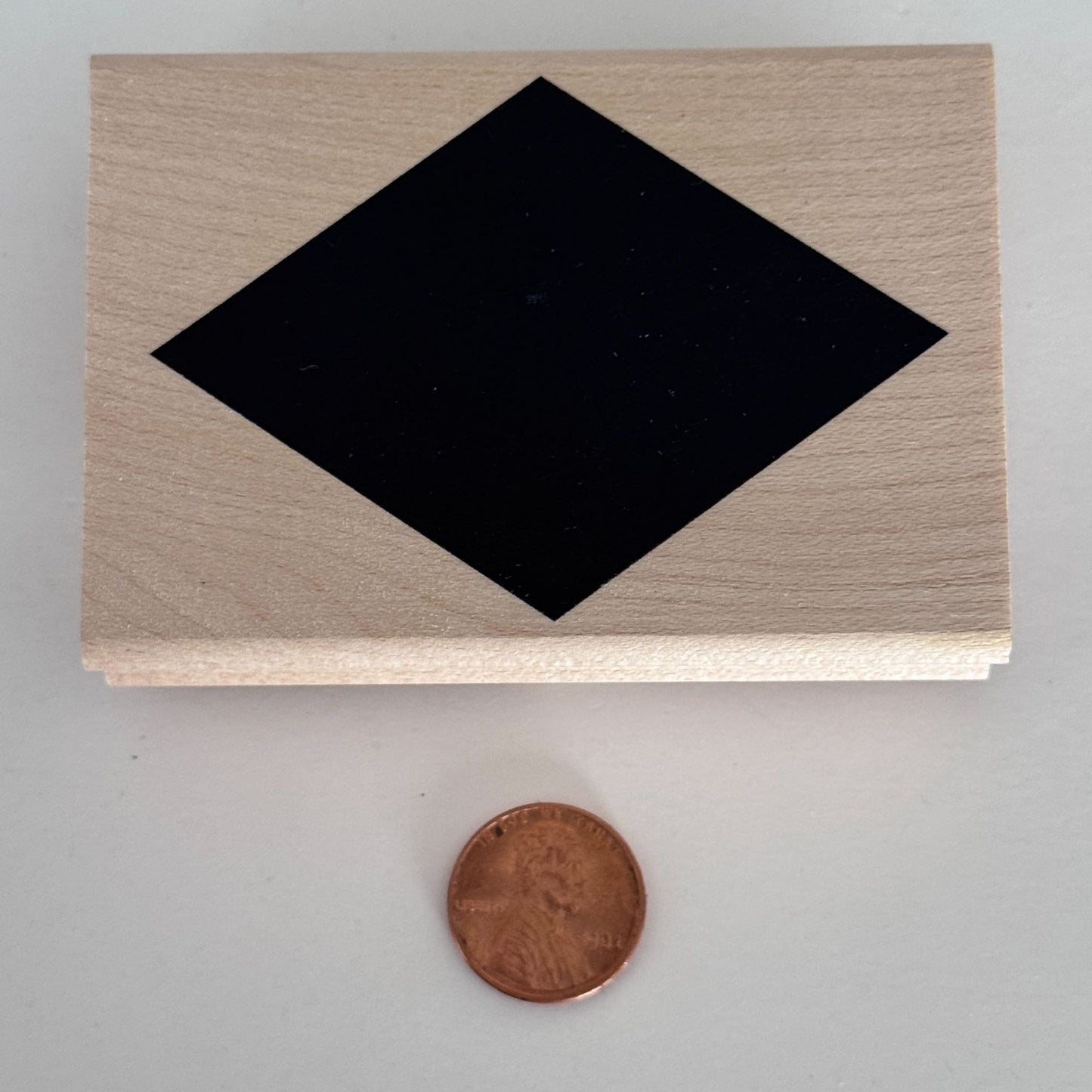 JudiKins Rubber Stamp Solid Palette Diamond Shape Geometric Background Scrapbooking Cardmaking Craft Wood Mounted
