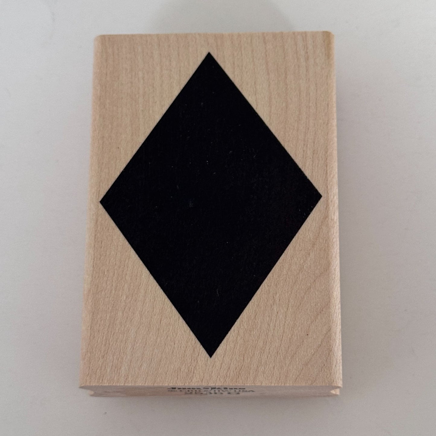 JudiKins Rubber Stamp Solid Palette Diamond Shape Geometric Background Scrapbooking Cardmaking Craft Wood Mounted