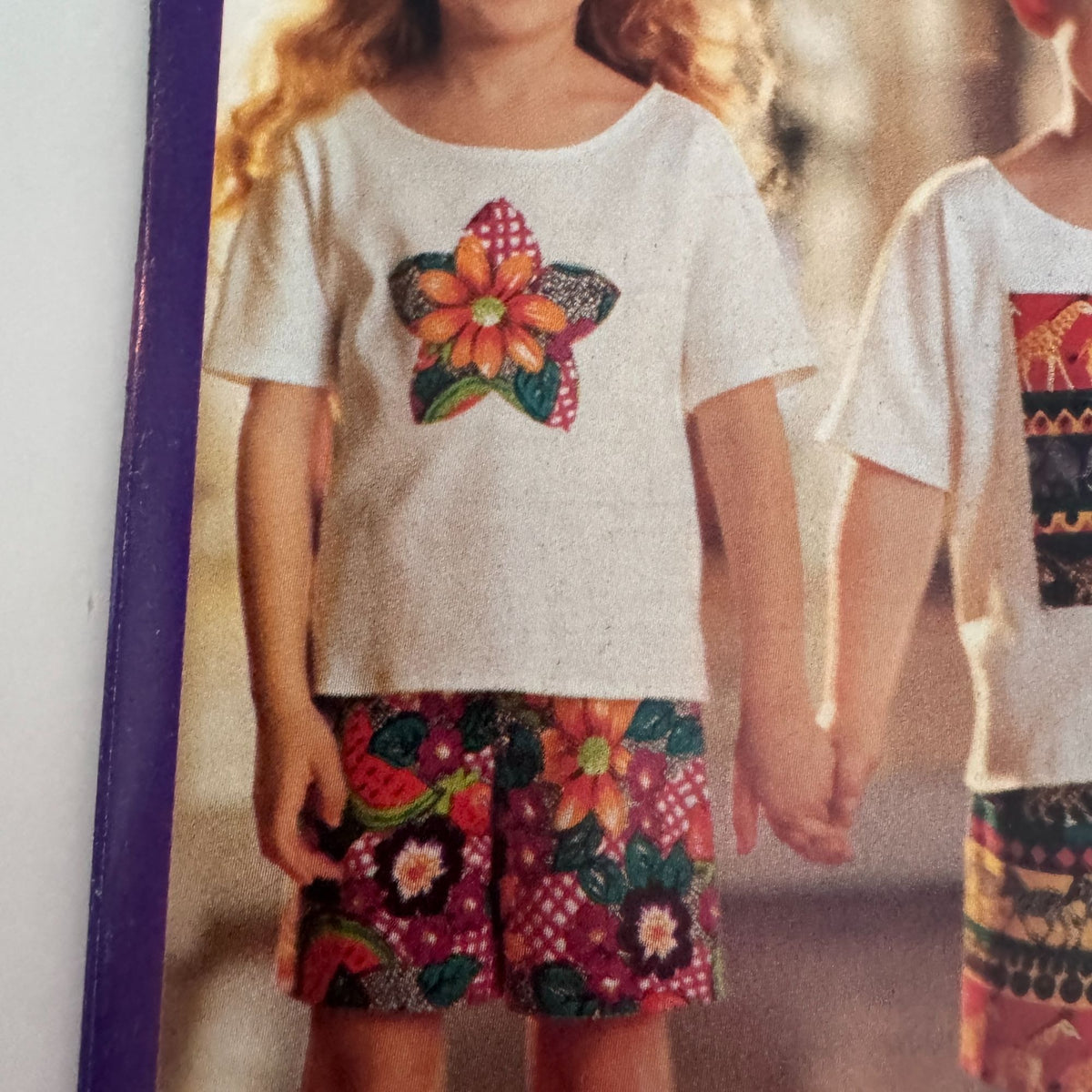 Butterick Sewing Pattern 6894 Childrens Top Shorts Kids Summer Outfit Easy 2-6X Uncut 1990s Vintage