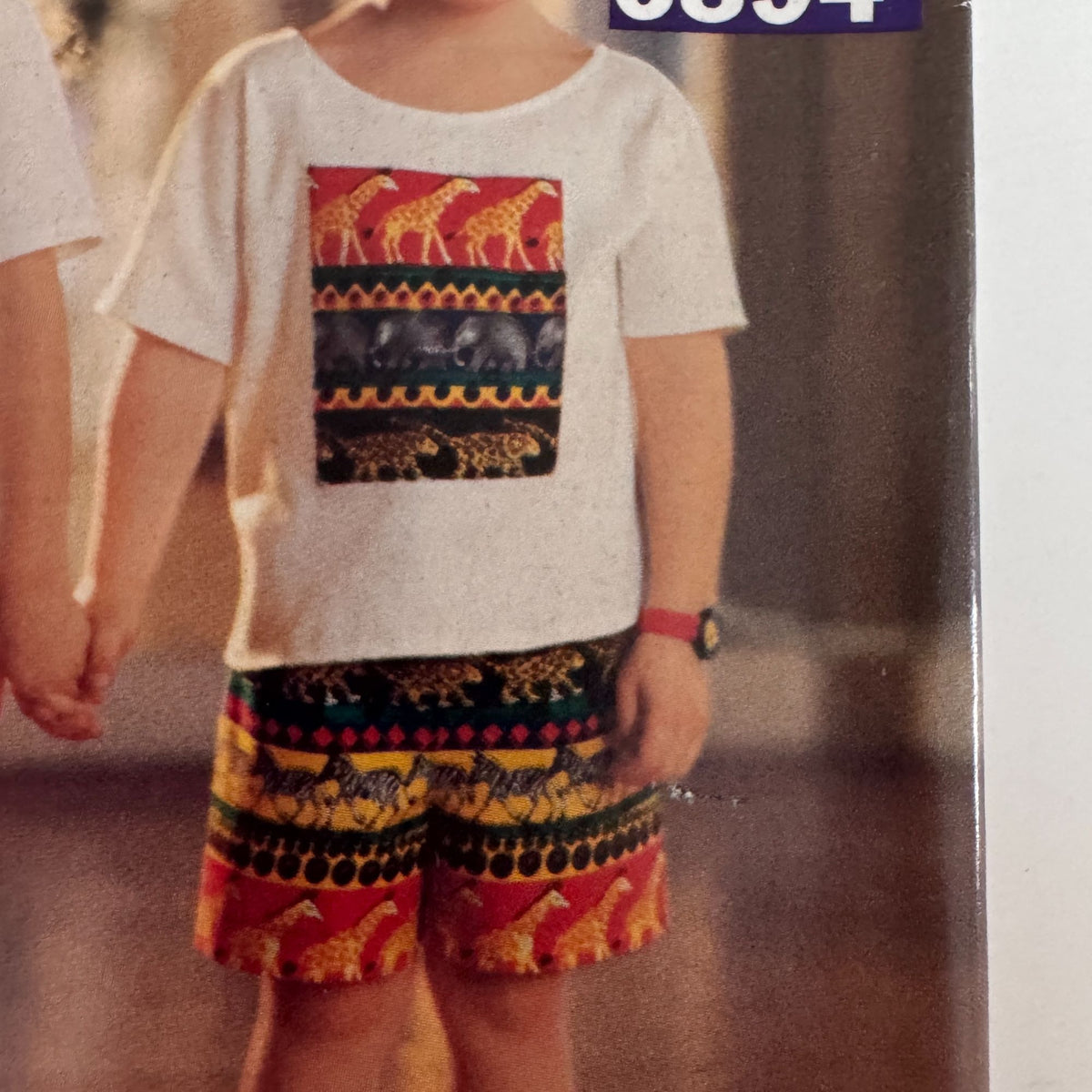 Butterick Sewing Pattern 6894 Childrens Top Shorts Kids Summer Outfit Easy 2-6X Uncut 1990s Vintage