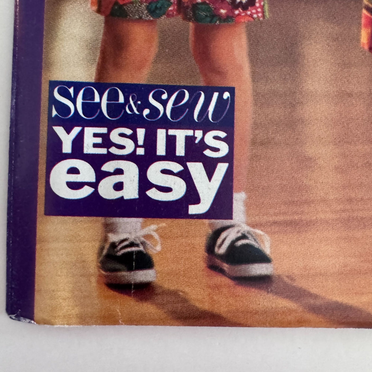 Butterick Sewing Pattern 6894 Childrens Top Shorts Kids Summer Outfit Easy 2-6X Uncut 1990s Vintage