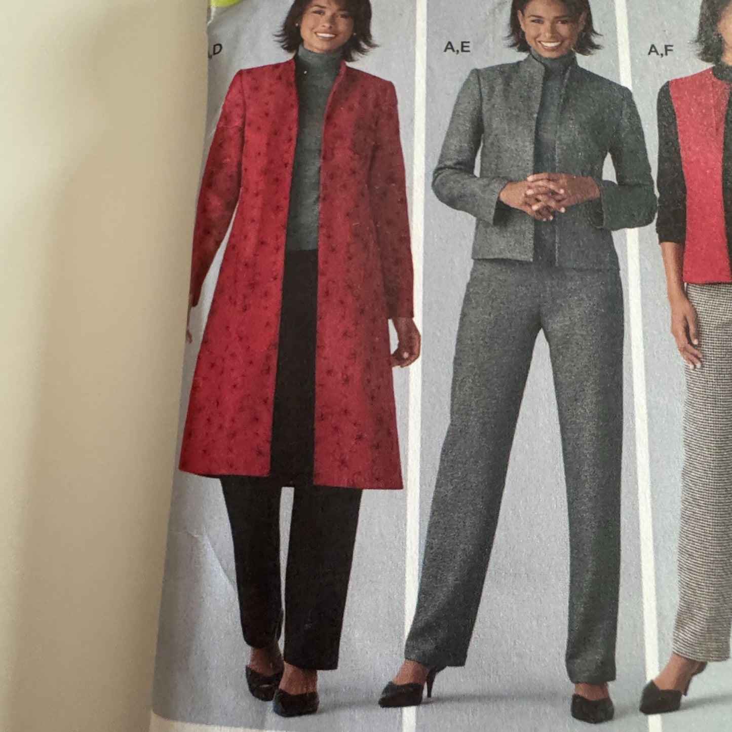 Simplicity Sewing Pattern 4789 Womens Wardrobe Pants Vest Jacket Jumper 20W-28W
