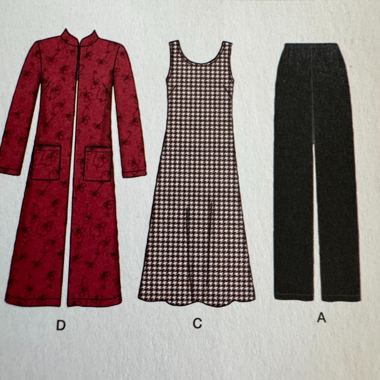 Simplicity Sewing Pattern 4789 Womens Wardrobe Pants Vest Jacket Jumper 20W-28W