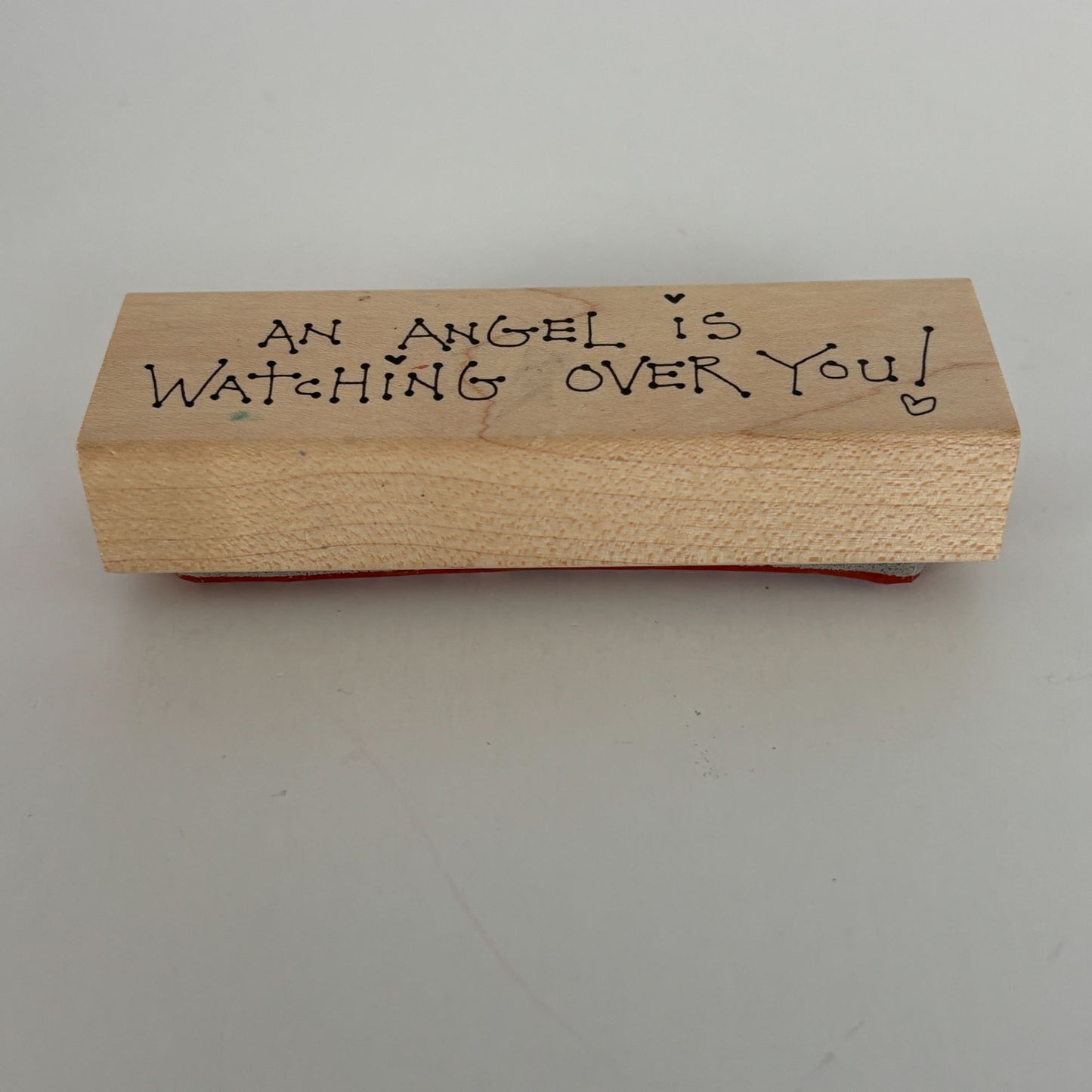 Judith Rubber Stamp Angel is Watching Over You Christian Sentiment Card Making