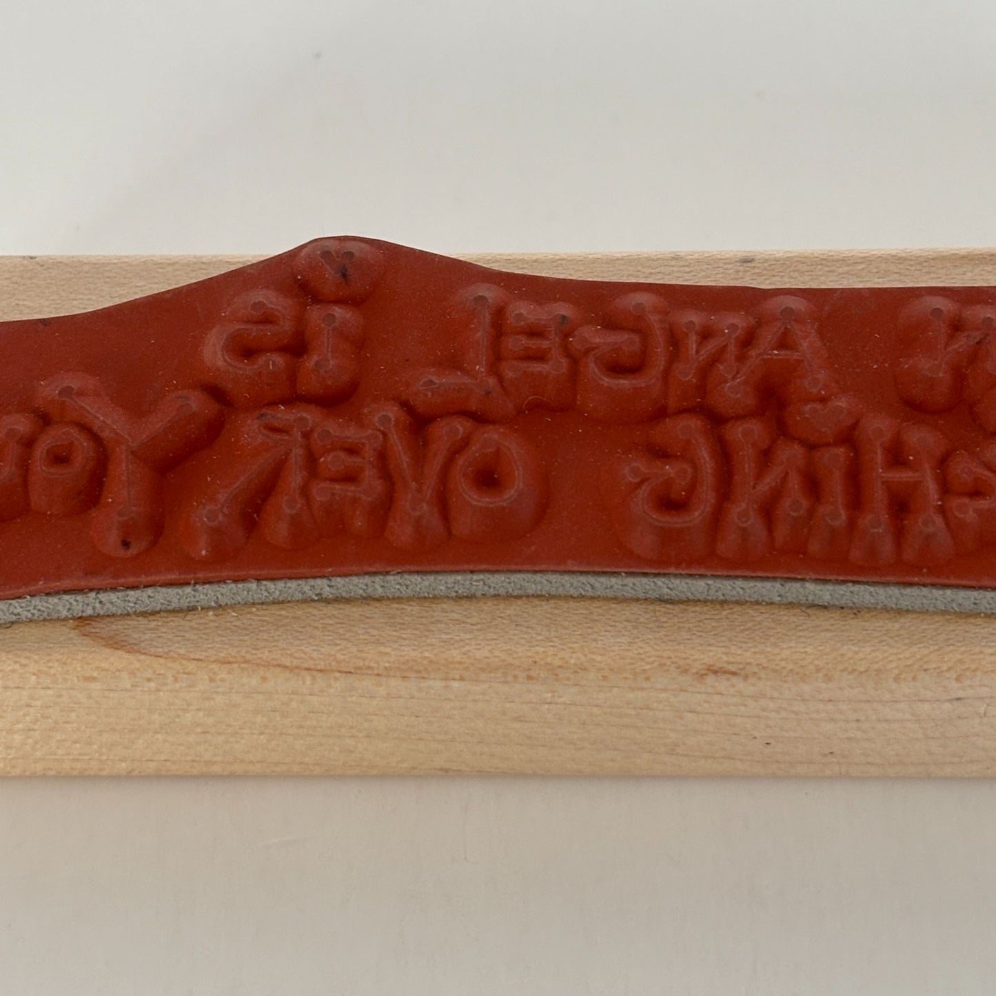 Judith Rubber Stamp Angel is Watching Over You Christian Sentiment Card Making