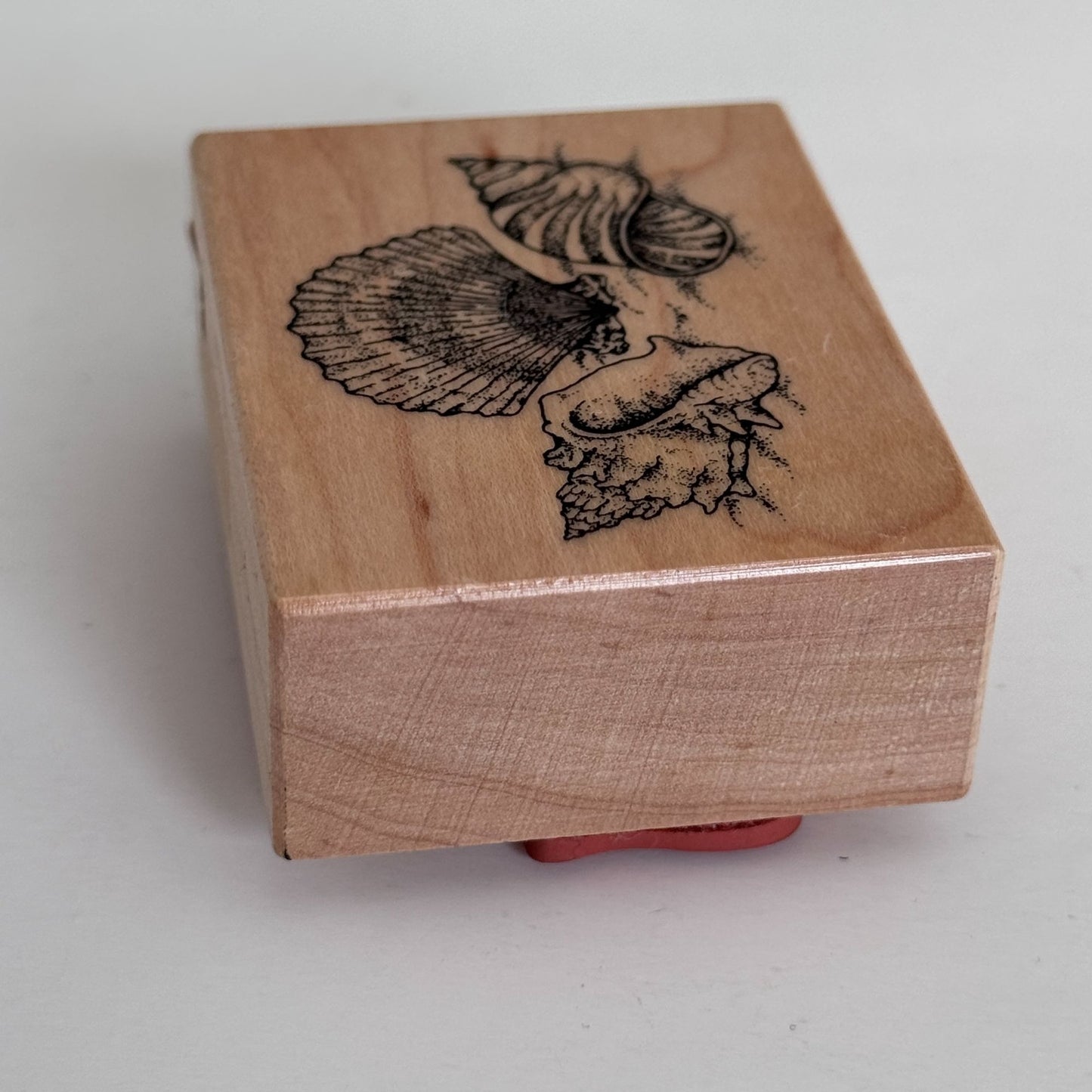 PSX Rubber Stamp Seashells Beach Vacation Summer Conch Shell Trio Seashore D-190 Coastal Nautical