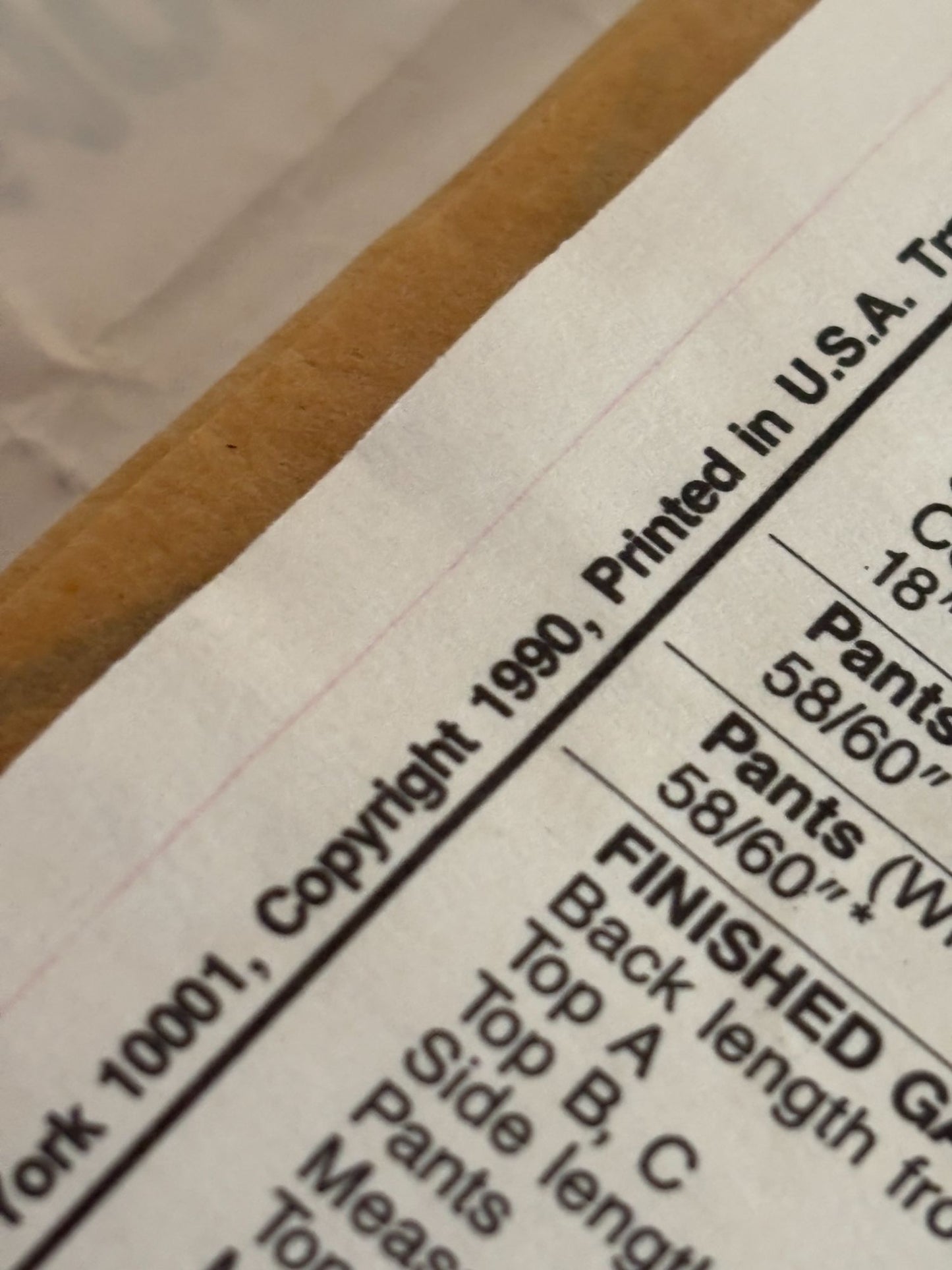 McCalls Sewing Pattern 5094 Loose Fitting Pullover Top Shirt Pants Large 16 18