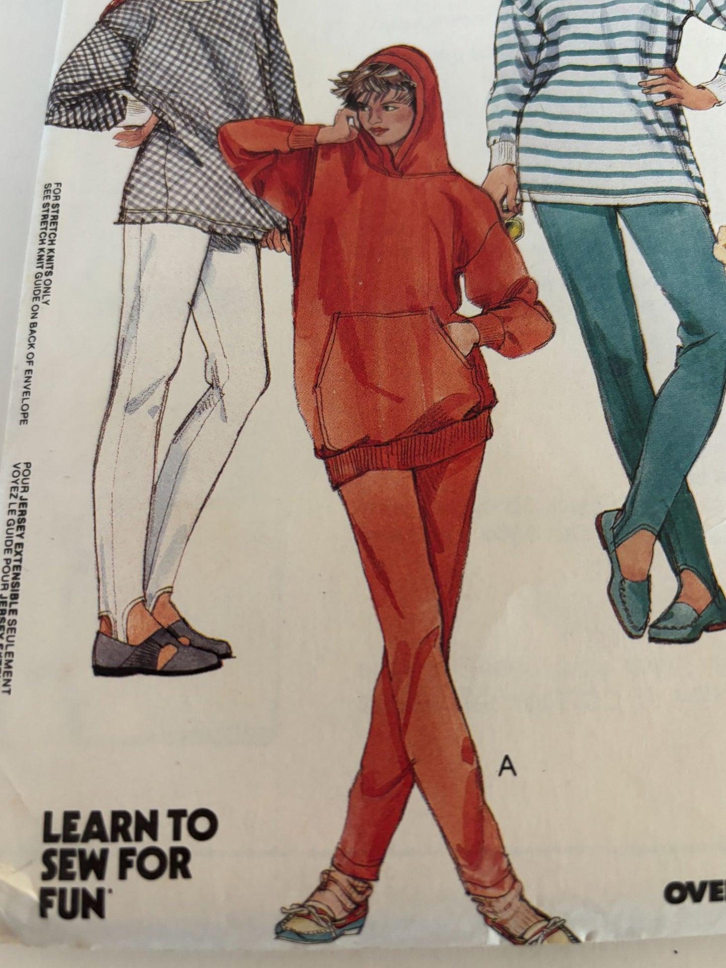 McCalls Sewing Pattern 5094 Loose Fitting Pullover Top Shirt Pants Large 16 18