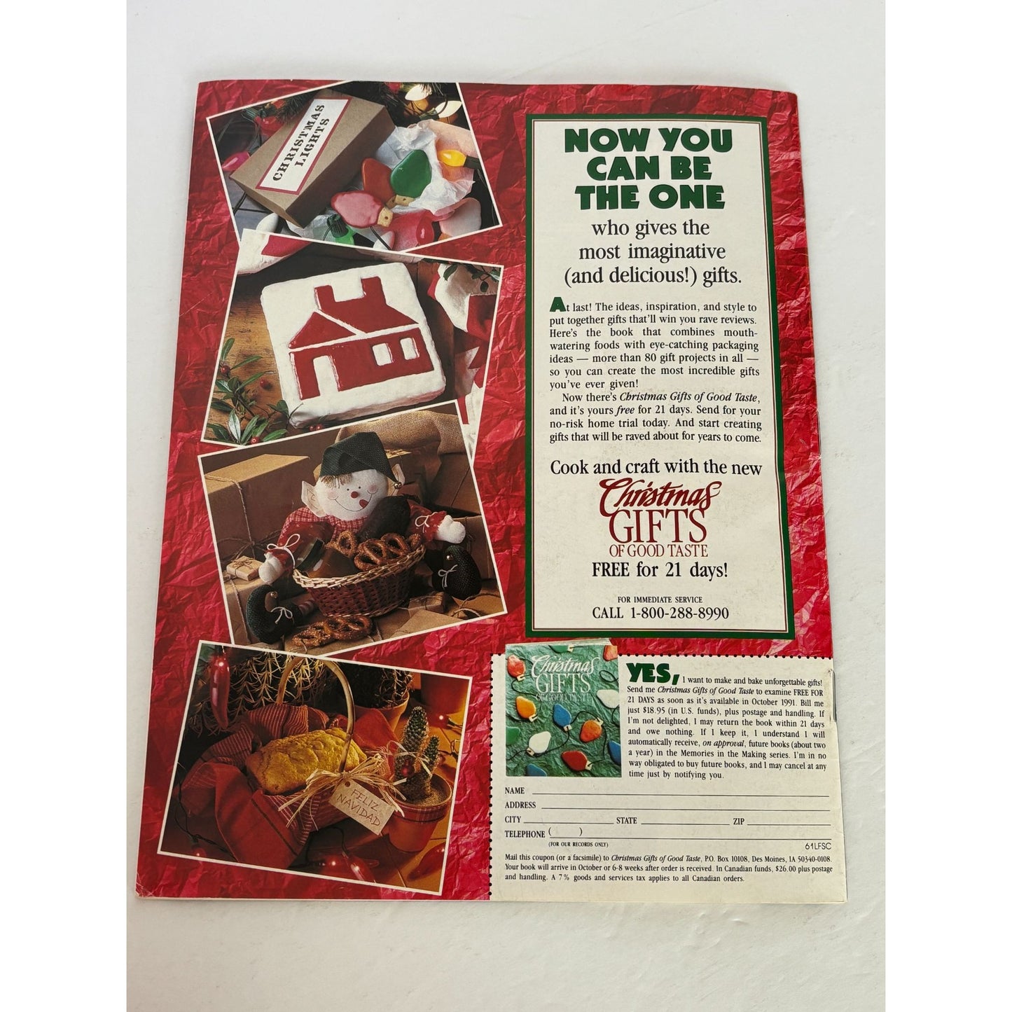 For The Love Of Cross Stitch Magazine November 1991 Nativity Tree Christmas