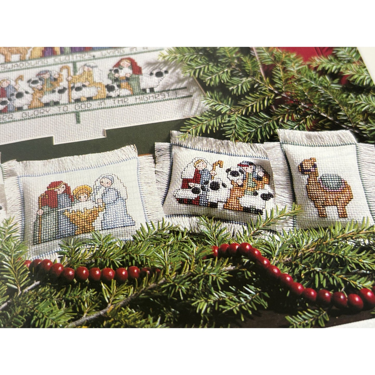 For The Love Of Cross Stitch Magazine November 1991 Nativity Tree Christmas