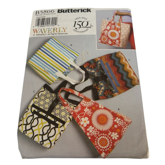Butterick Sewing Pattern B5866 Car Organizers Trash Bin Seat Back Visor Box UC