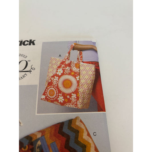 Butterick Sewing Pattern B5866 Car Organizers Trash Bin Seat Back Visor Box UC