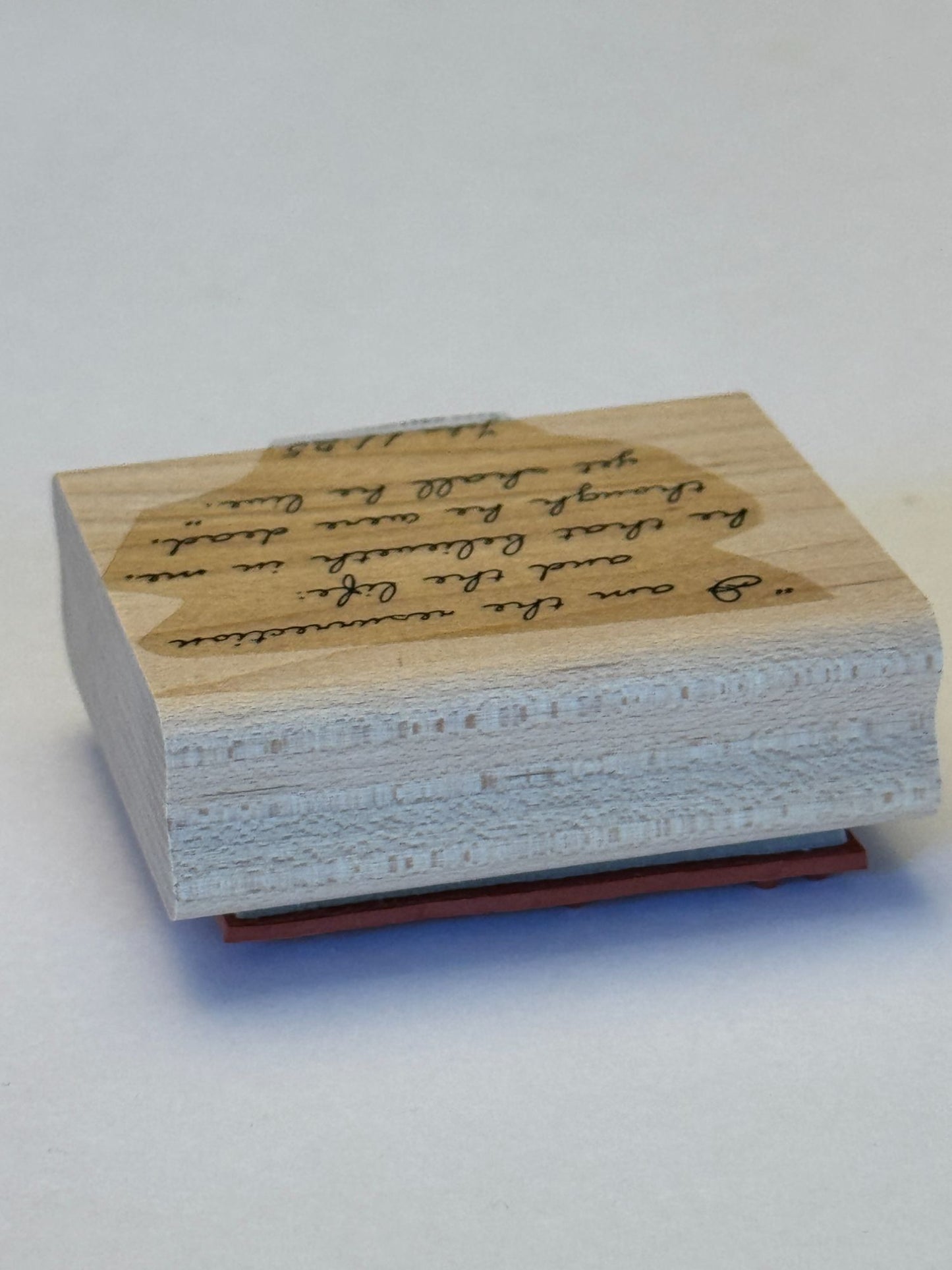 Stampin Up Rubber Stamp Christian Easter Bible Quote Jesus Card Making Words