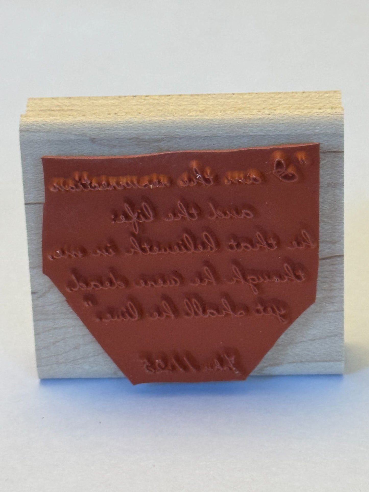 Stampin Up Rubber Stamp Christian Easter Bible Quote Jesus Card Making Words