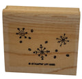 Stampin Up Rubber Stamp Snowflakes Snowing Background Christmas Holidays Winter