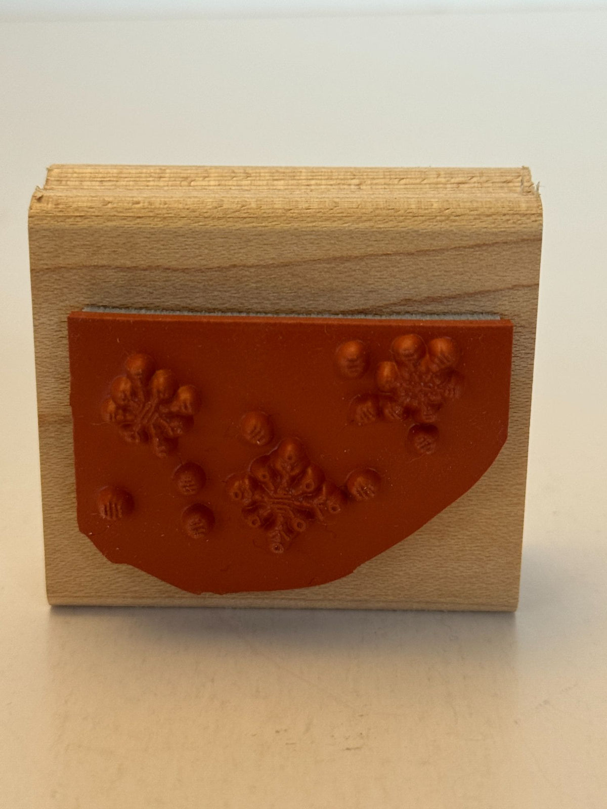 Stampin Up Rubber Stamp Snowflakes Snowing Background Christmas Holidays Winter
