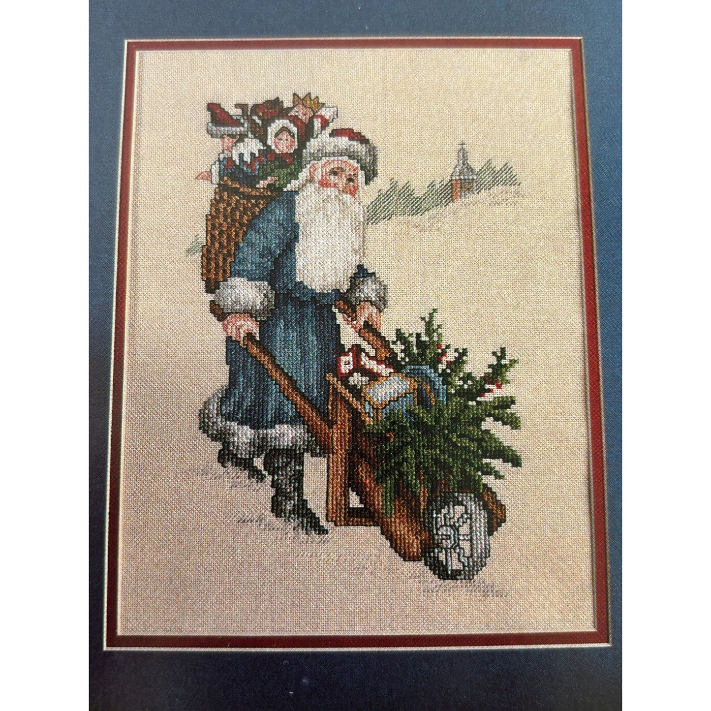 Leisure Arts Magazine Cross Stitch Knitting Patterns Christmas December 1991
