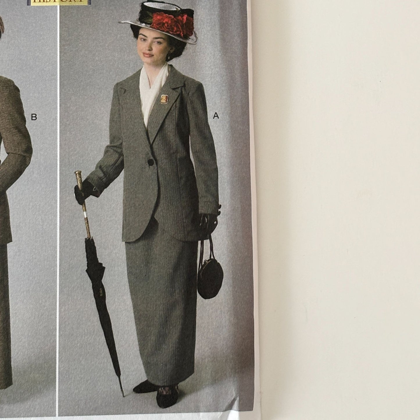 Butterick Sewing Pattern B6337 Edwardian Suit Victorian Jacket Skirt 14-22 Uncut Making History