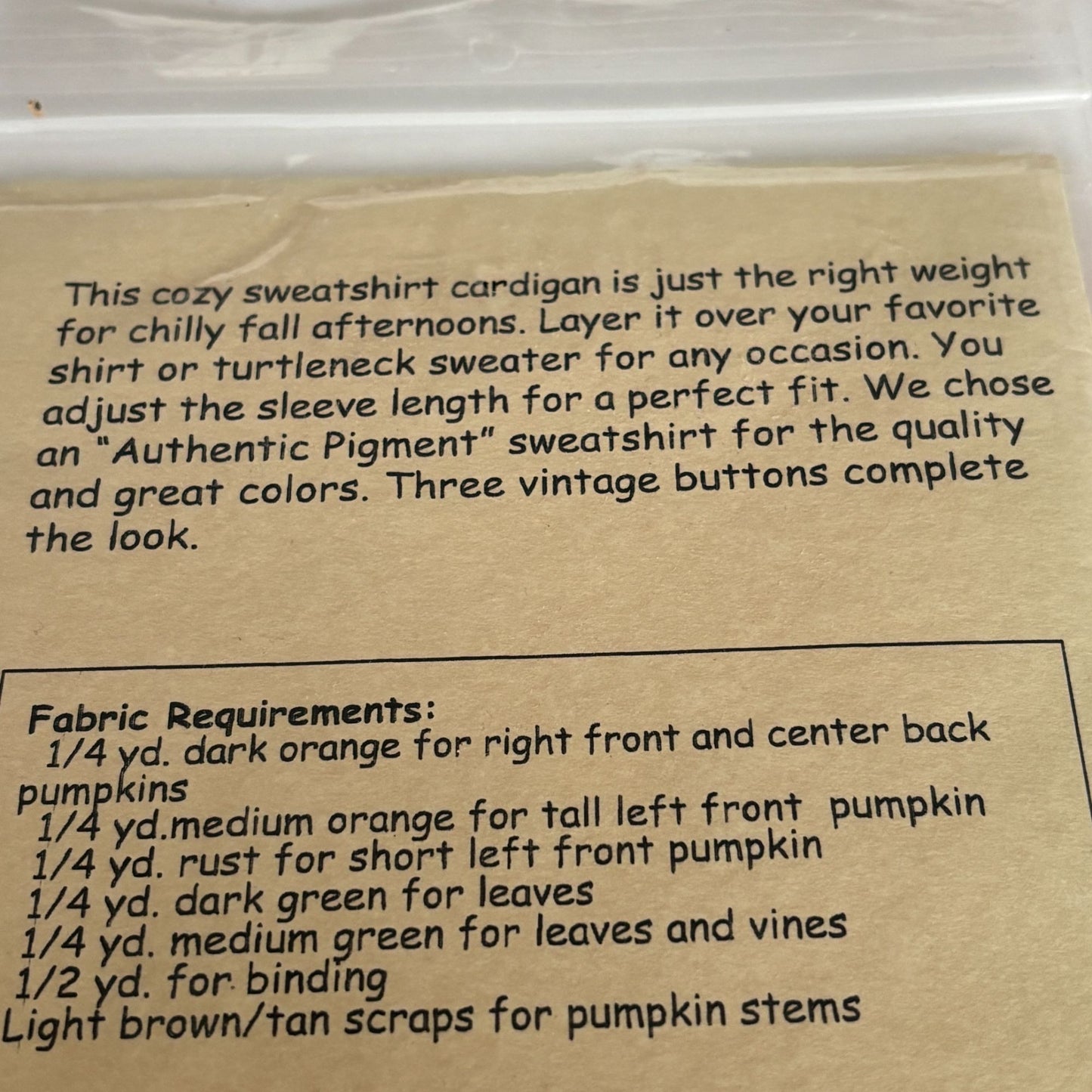 Pumpkin Season Pattern Sweatshirt Upcycle Applique Fall Hedgehog Quilts Clothing