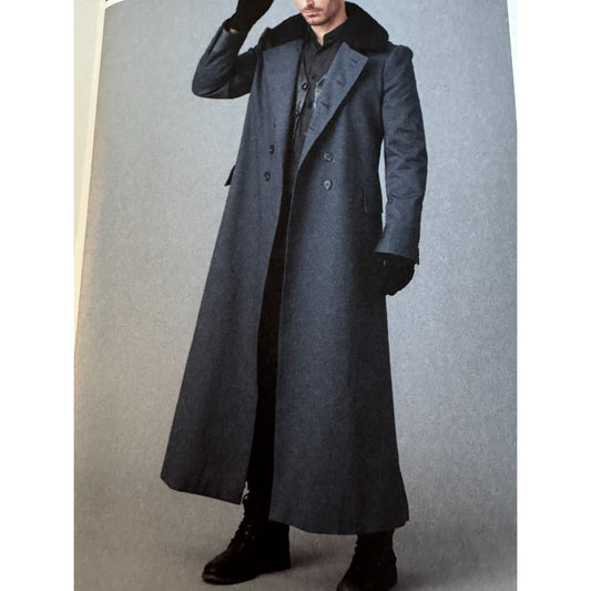McCalls Sewing Pattern M8137 Mens Victorian Inspired Long Coat 46-52 Steampunk
