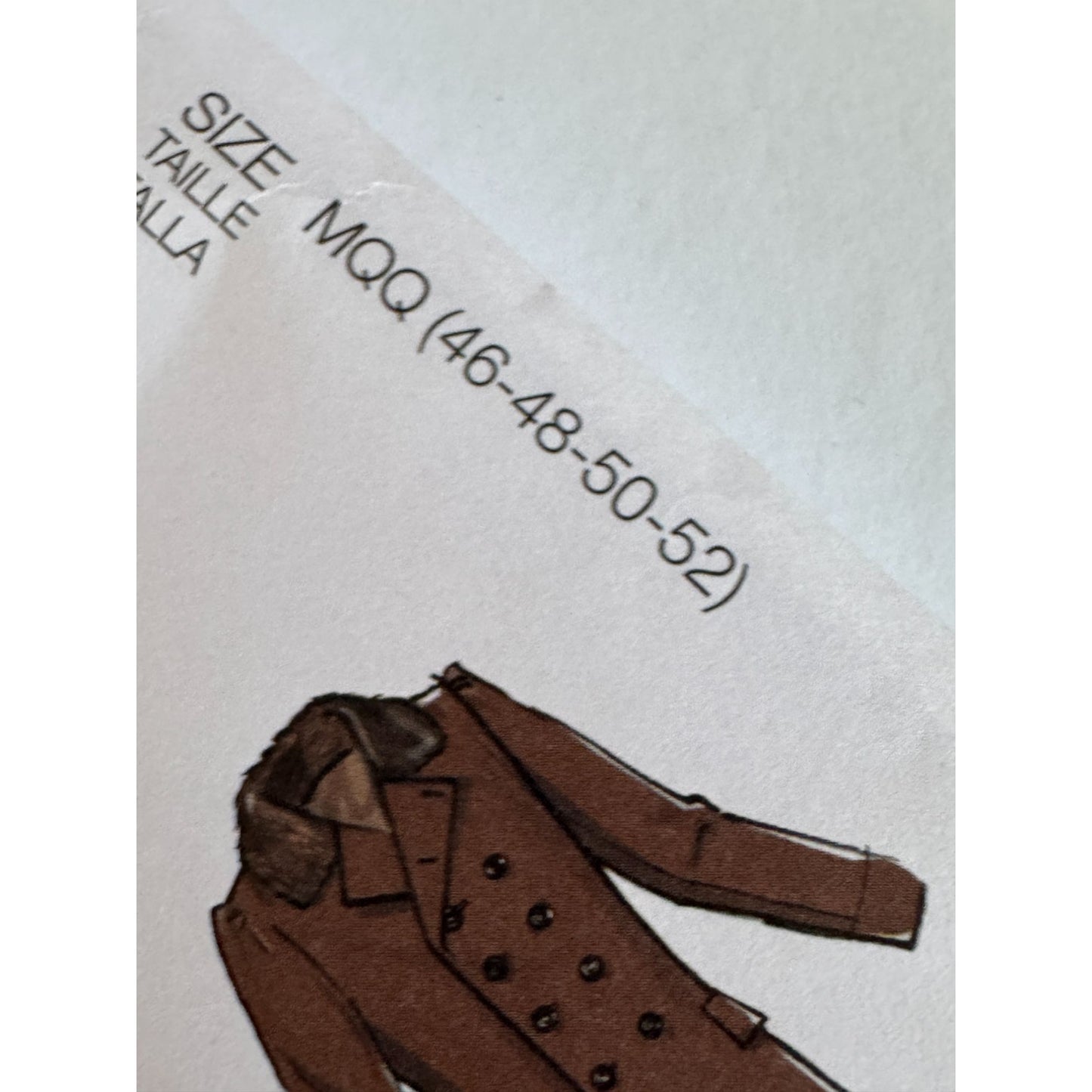 McCalls Sewing Pattern M8137 Mens Victorian Inspired Long Coat 46-52 Steampunk