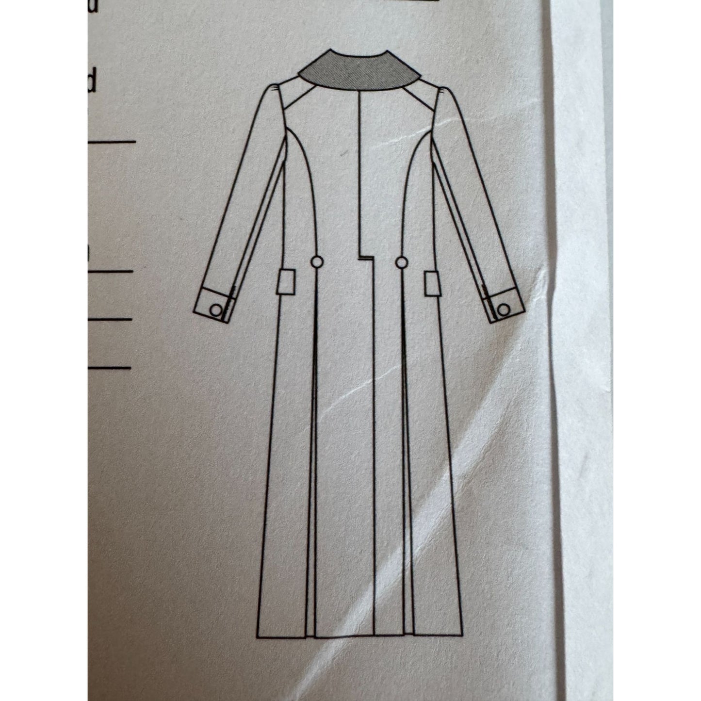 McCalls Sewing Pattern M8137 Mens Victorian Inspired Long Coat 46-52 Steampunk