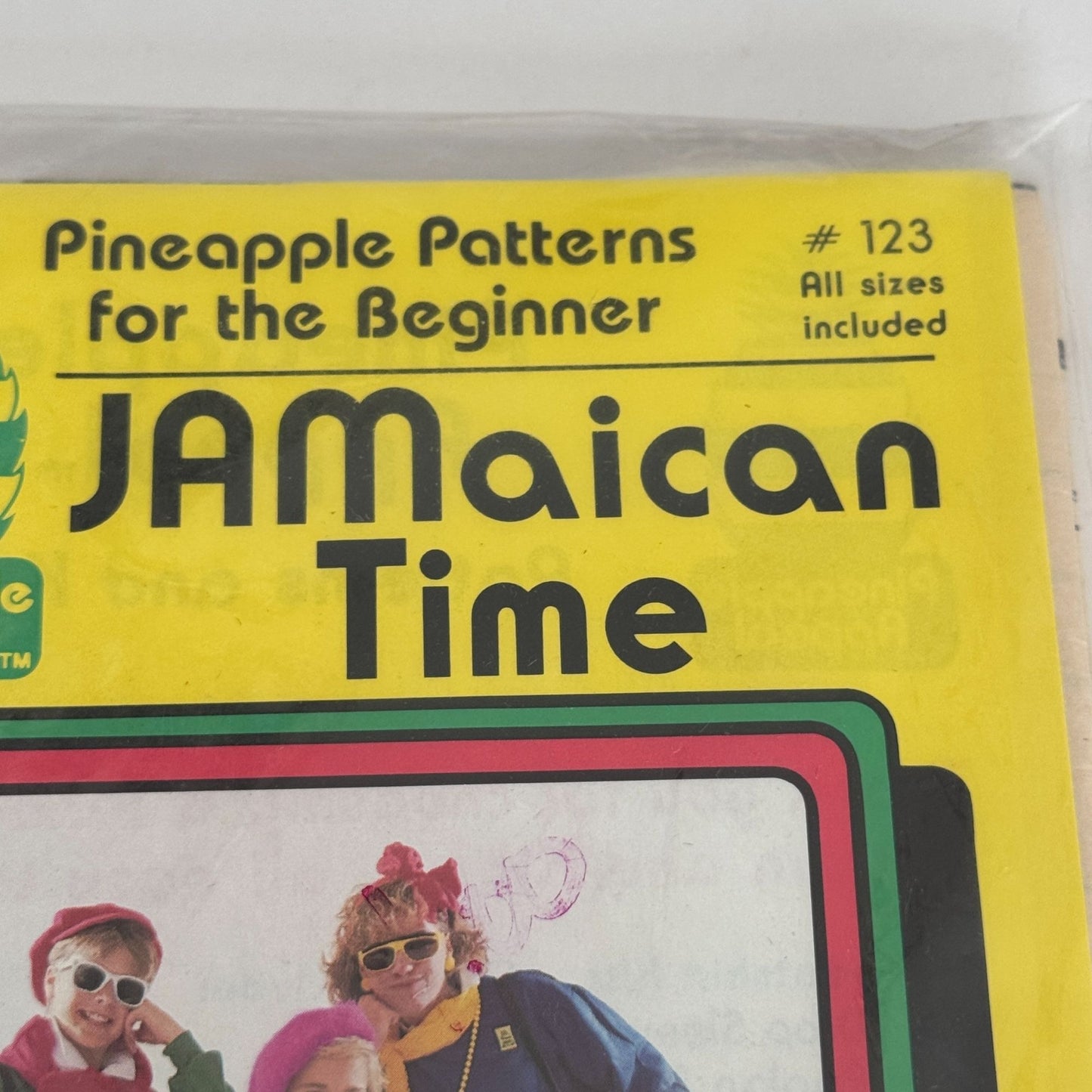 Pineapple Appeal Sewing Pattern 123 Jamaican Time Surf Pants 80s Beach Shorts Uncut Summer
