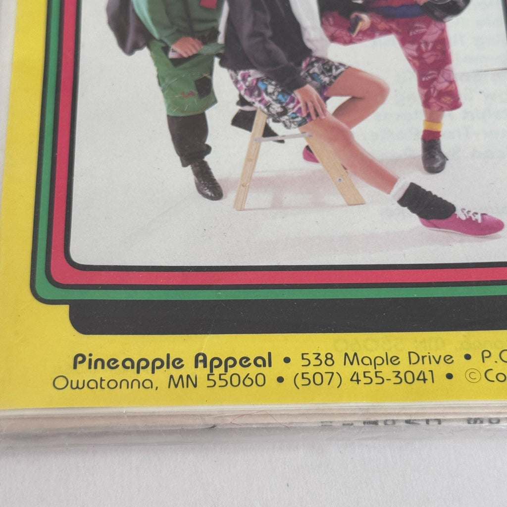 Pineapple Appeal Sewing Pattern 123 Jamaican Time Surf Pants 80s Beach Shorts Uncut Summer