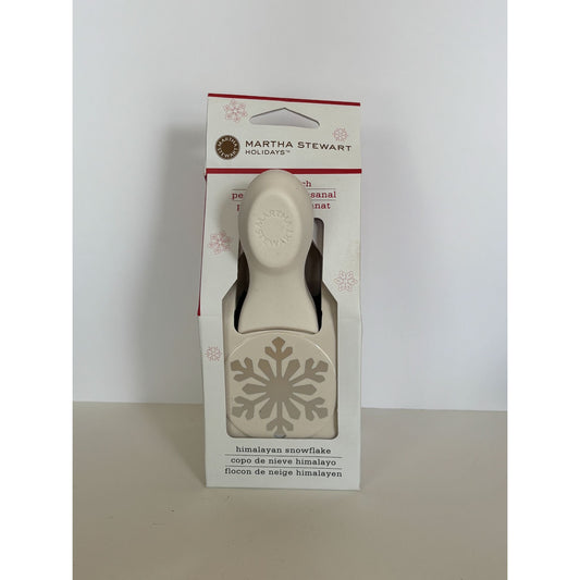 Martha Stewart Paper Punch Himalayan Snowflake Holidays Christmas Cardmaking Large Craft