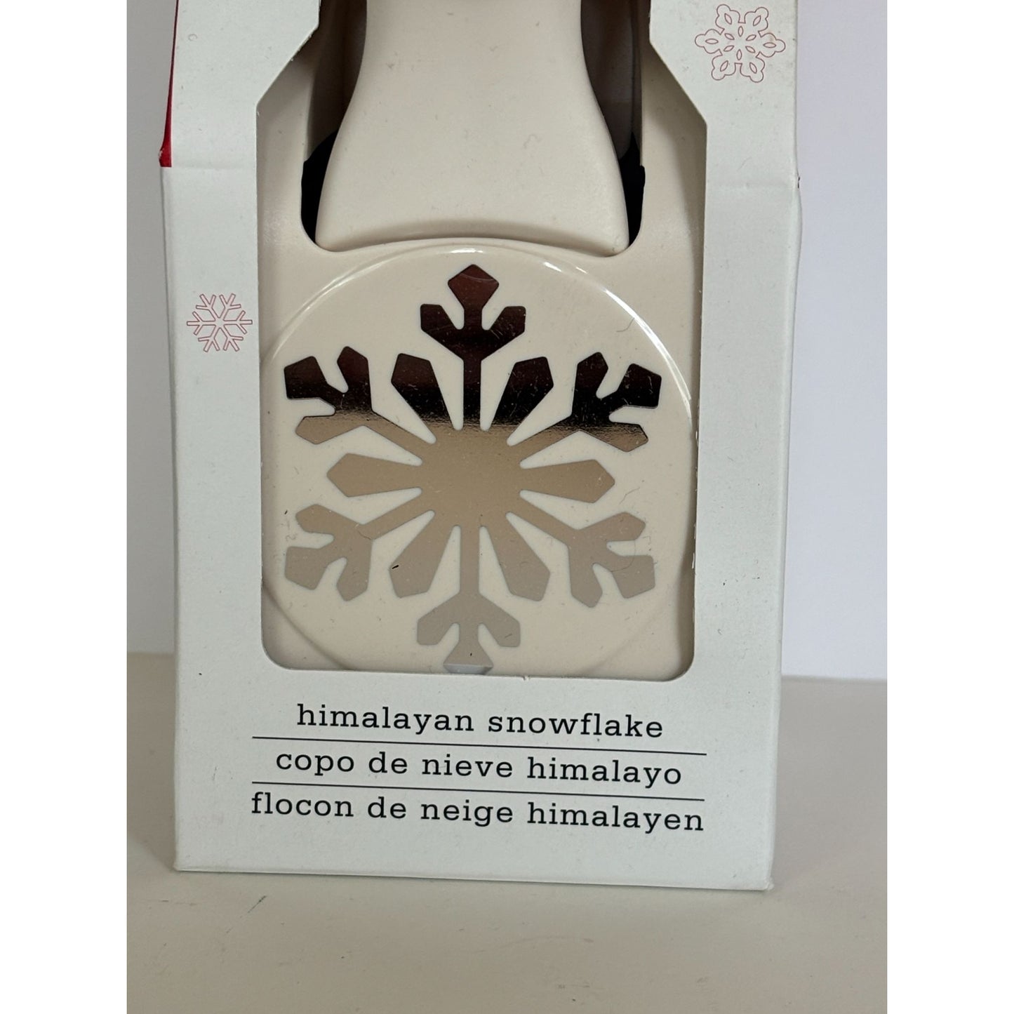 Martha Stewart Paper Punch Himalayan Snowflake Holidays Christmas Cardmaking Large Craft