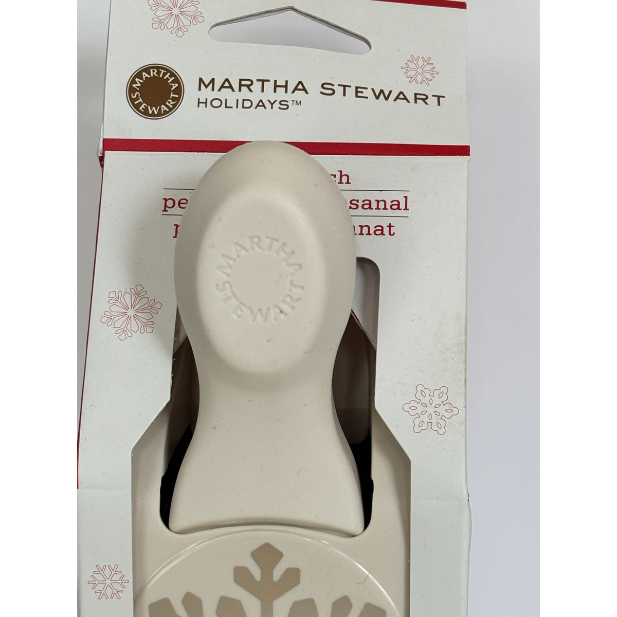 Martha Stewart Paper Punch Himalayan Snowflake Holidays Christmas Cardmaking Large Craft