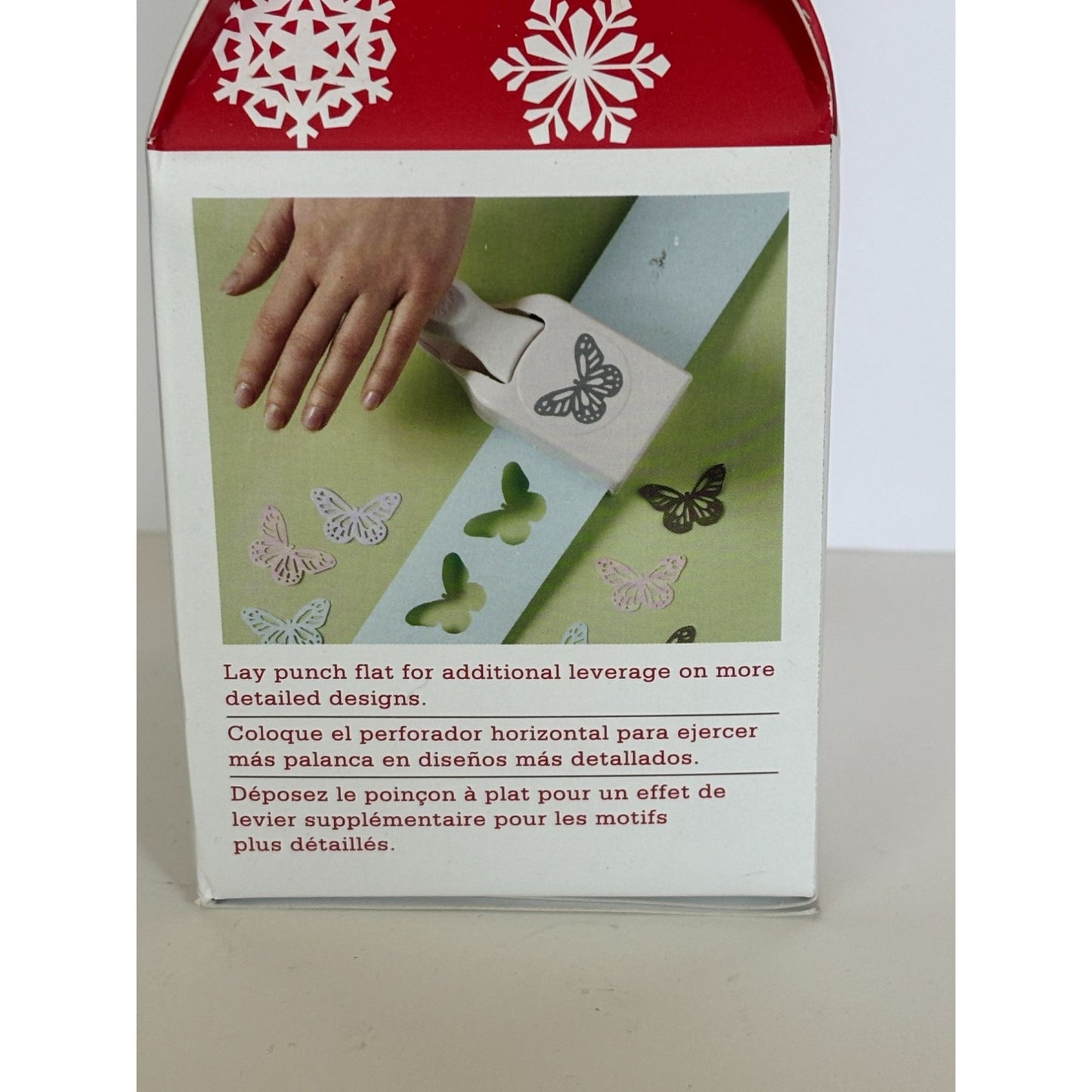 Martha Stewart Paper Punch Himalayan Snowflake Holidays Christmas Cardmaking Large Craft