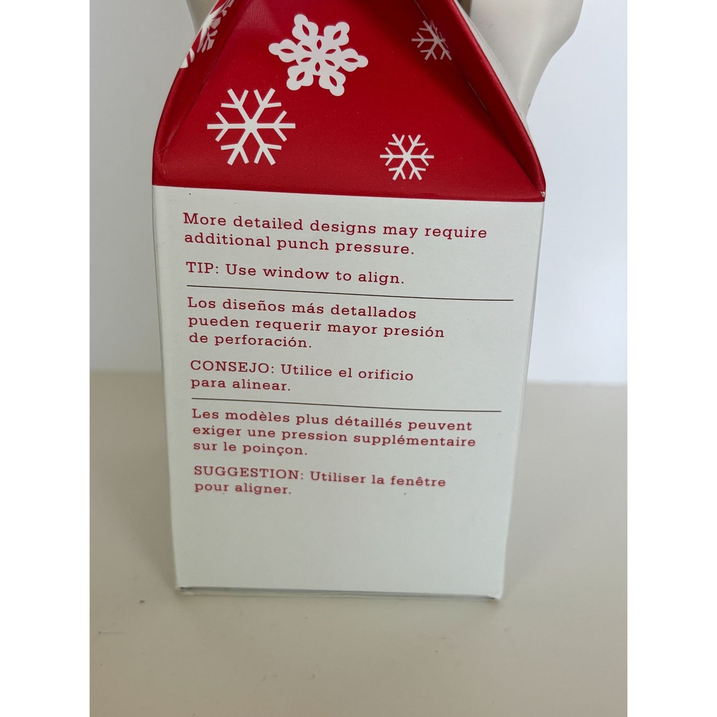 Martha Stewart Paper Punch Himalayan Snowflake Holidays Christmas Cardmaking Large Craft