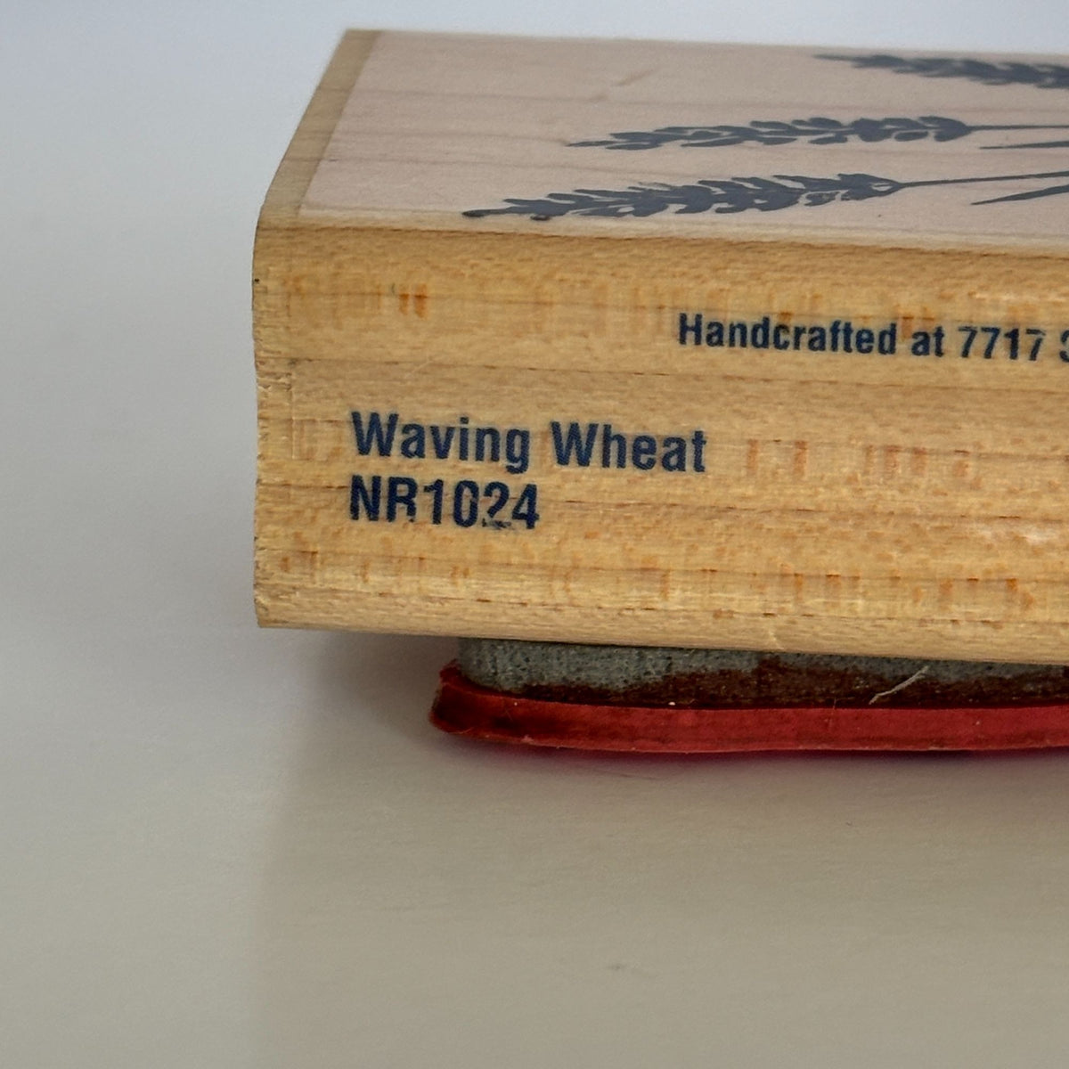 Stampabilities Rubber Stamp Waving Wheat Botanical Grain Farmhouse Prairie Nature Card Making Wood Mounted