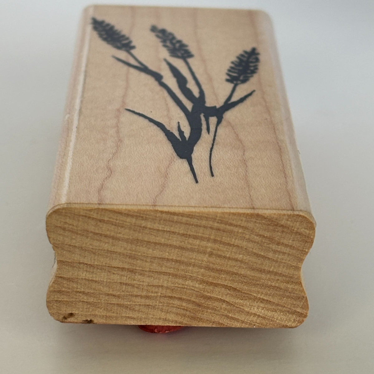 Stampabilities Rubber Stamp Waving Wheat Botanical Grain Farmhouse Prairie Nature Card Making Wood Mounted