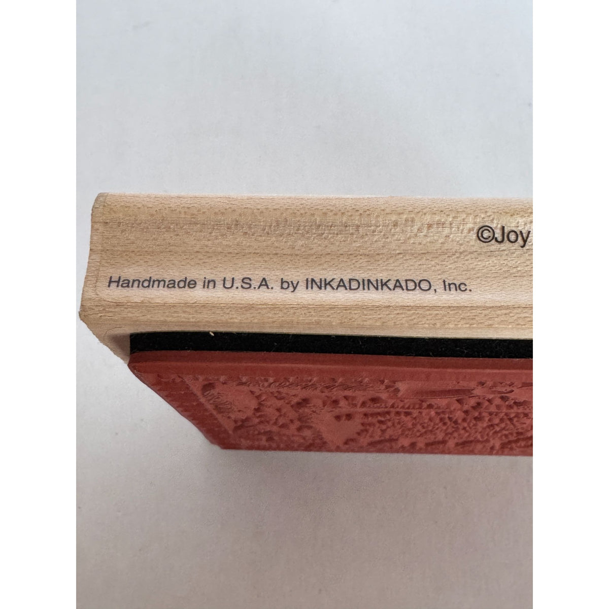 Inkadinkado Rubber Stamp Christmas Card Making Word Poem Sentiment Rhymes Square