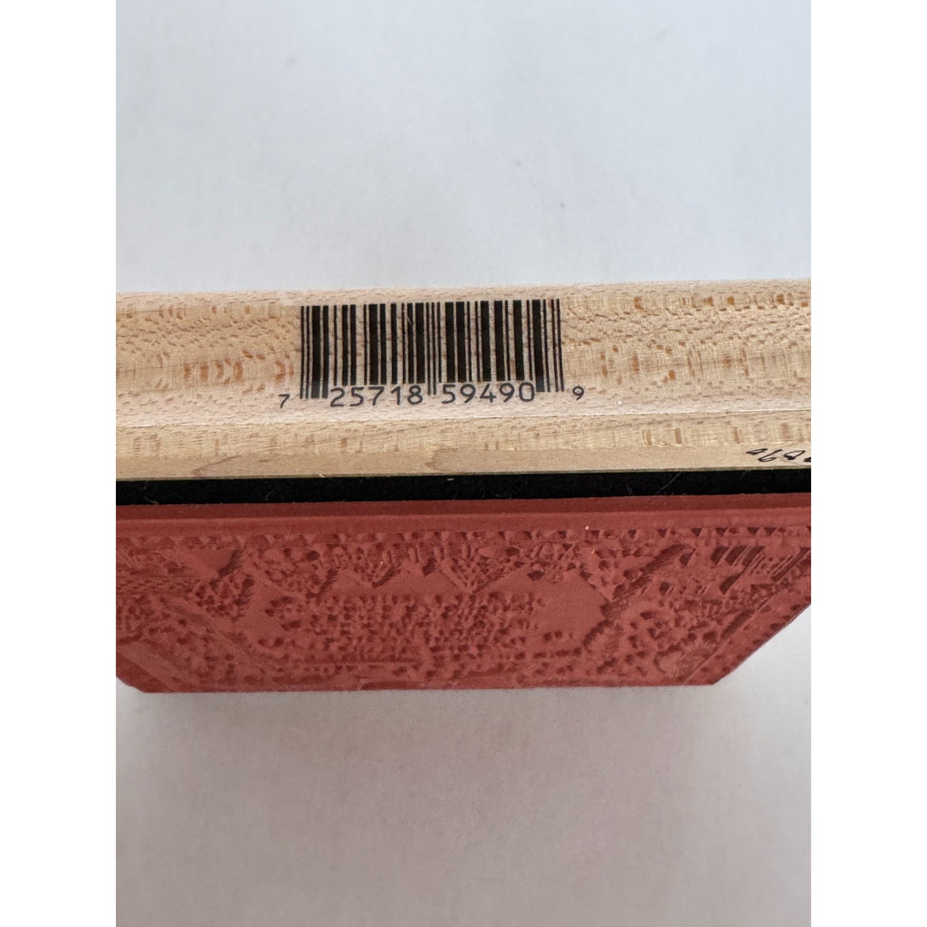 Inkadinkado Rubber Stamp Christmas Card Making Word Poem Sentiment Rhymes Square
