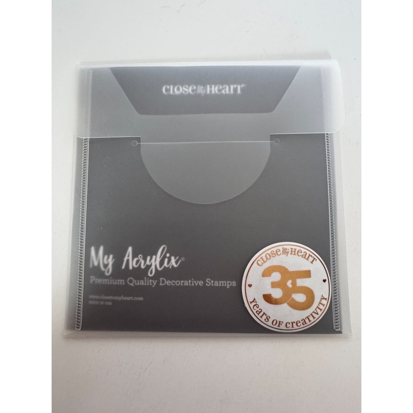 CTMH My Acrylix Acrylic Stamp Set Grillin and Chillin Grill Food Summer Hotdog