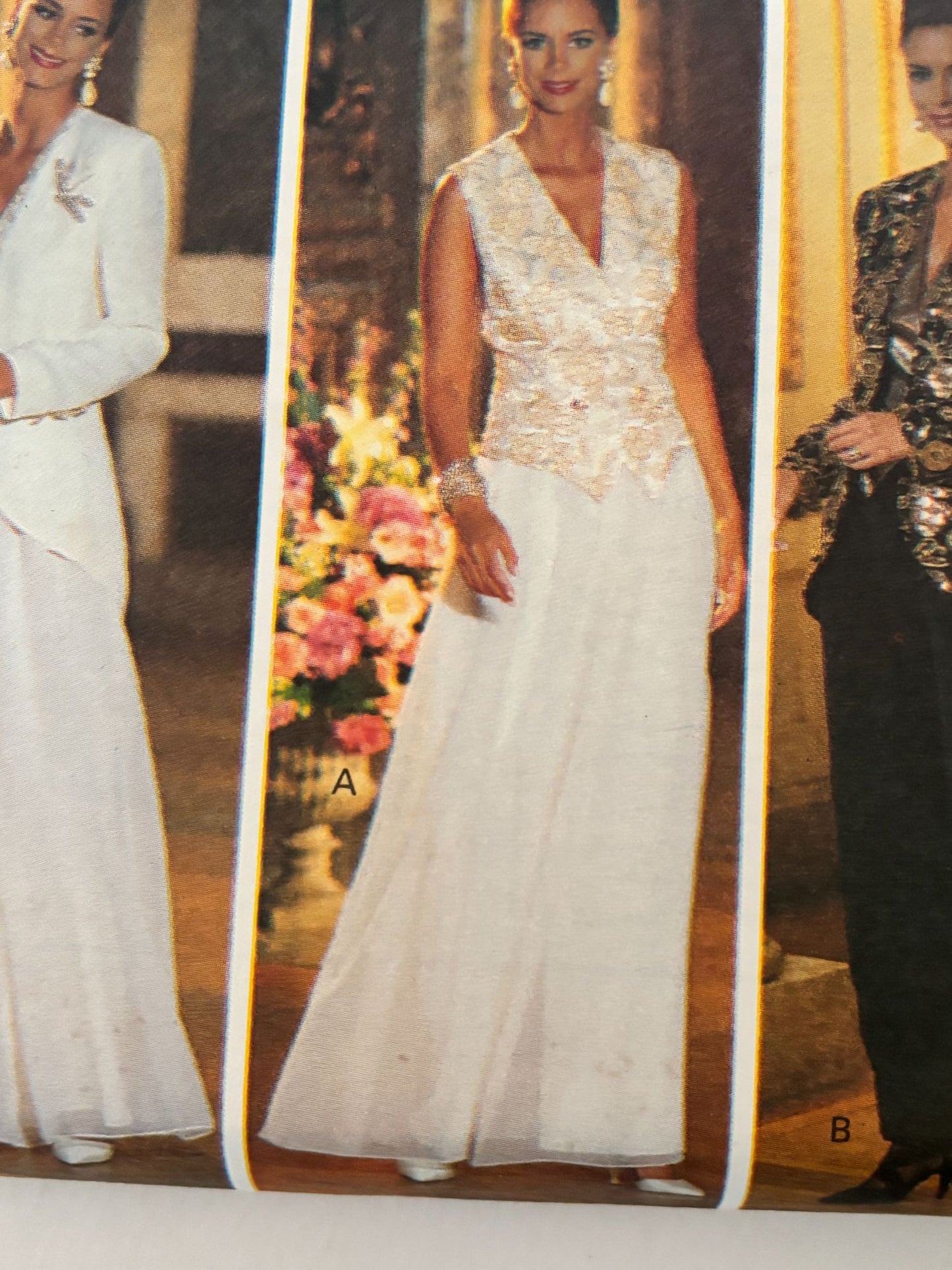 Butterick Sewing Pattern 6533 90s Evening Set Quiet Luxury Jacket Pants Formalwear 6-10 Uncut
