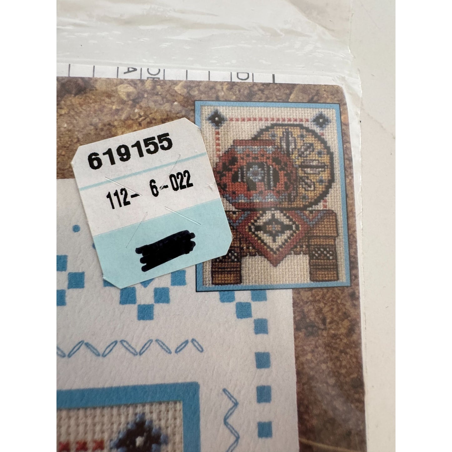 Design Works Crafts Cross Stitch Kit Southwestern Pottery Indian Greeting Card