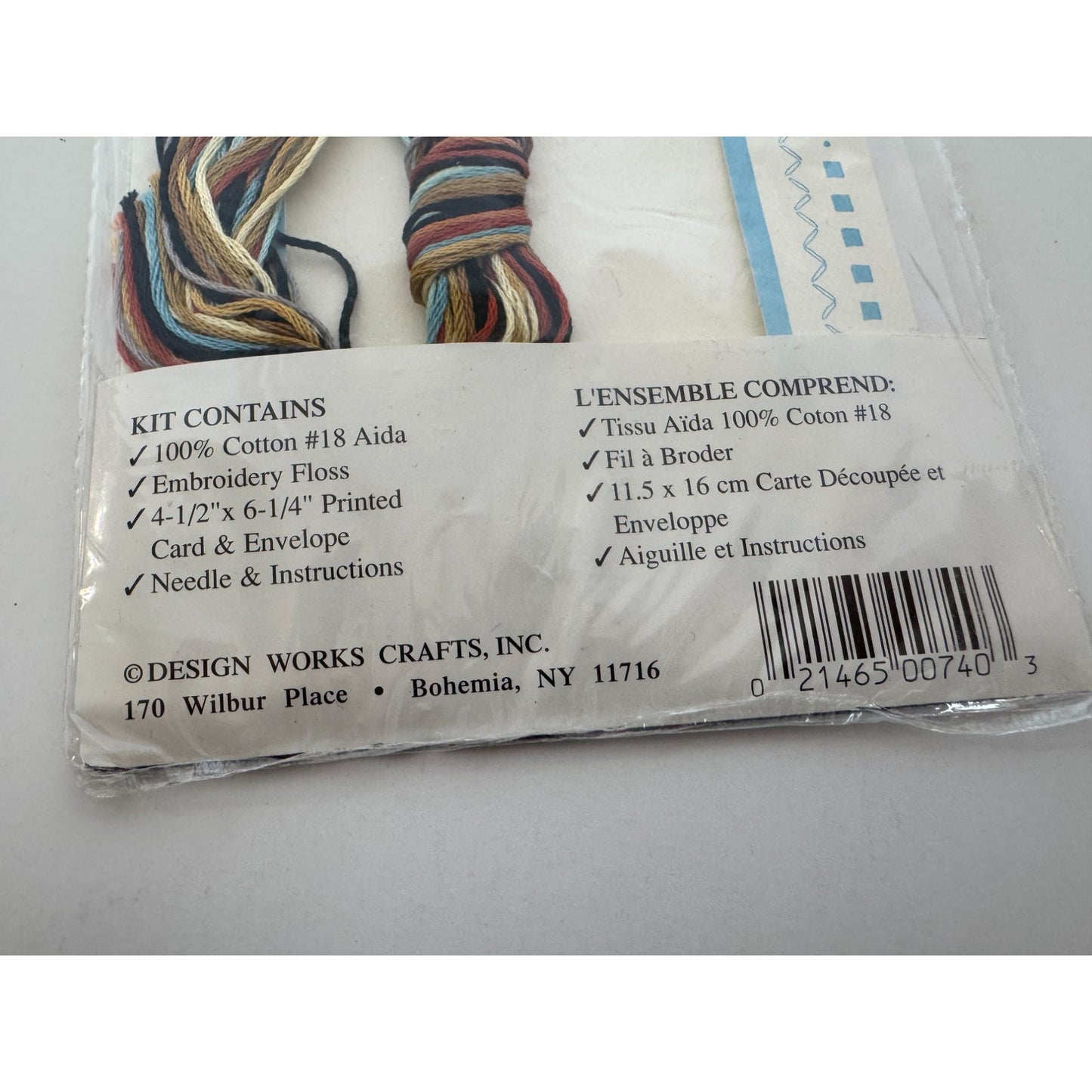 Design Works Crafts Cross Stitch Kit Southwestern Pottery Indian Greeting Card