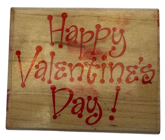 Hero Arts Rubber Stamp Happy Valentines Day Card Making Words Sentiment Crafting
