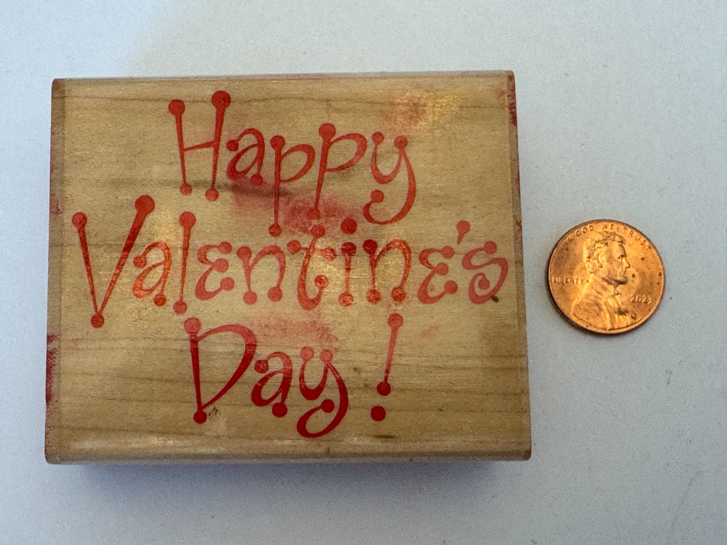 Hero Arts Rubber Stamp Happy Valentines Day Card Making Words Sentiment Crafting
