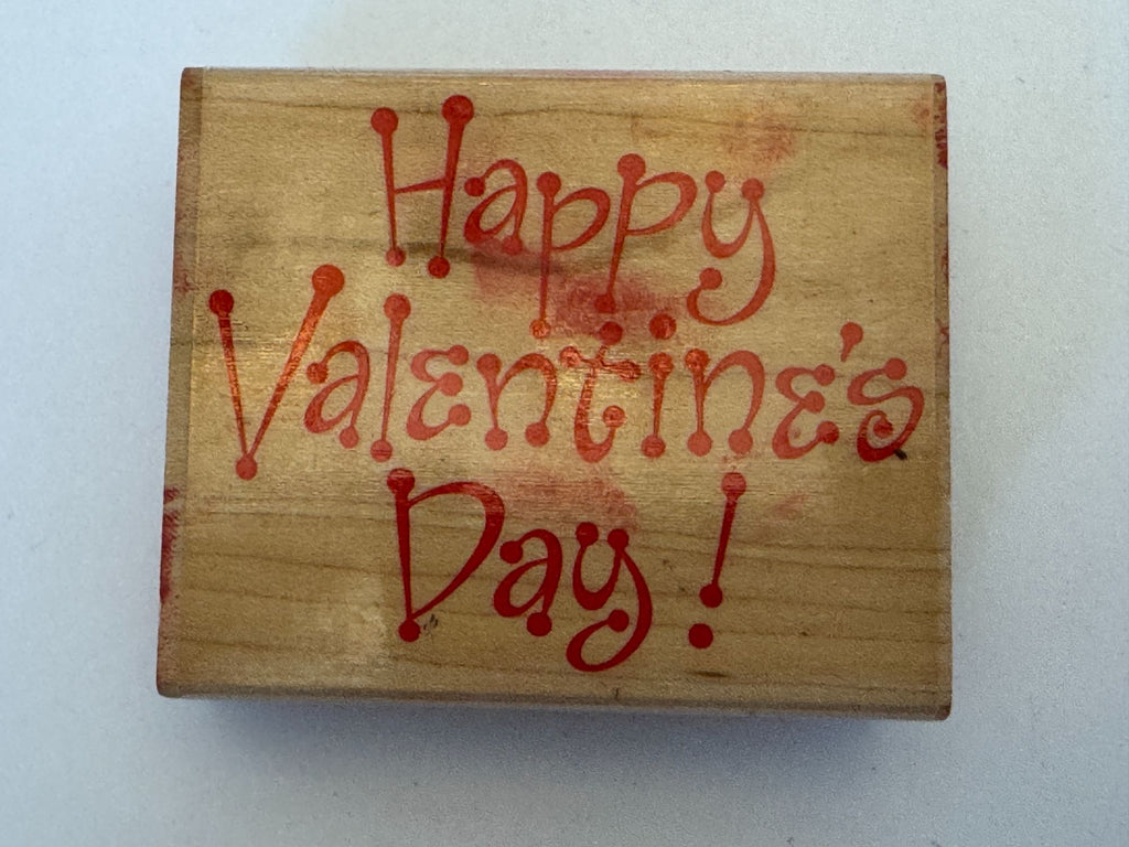 Hero Arts Rubber Stamp Happy Valentines Day Card Making Words Sentiment Crafting