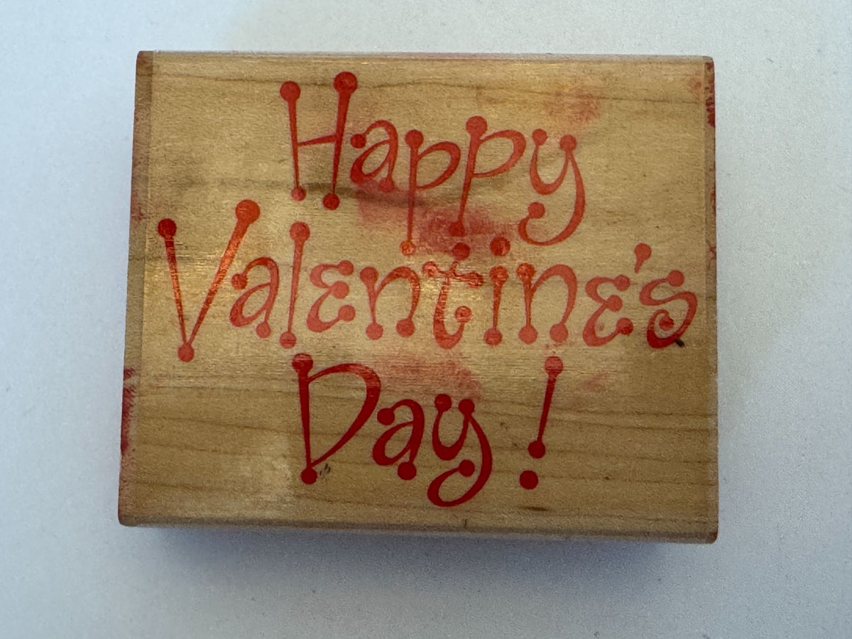 Hero Arts Rubber Stamp Happy Valentines Day Card Making Words Sentiment Crafting