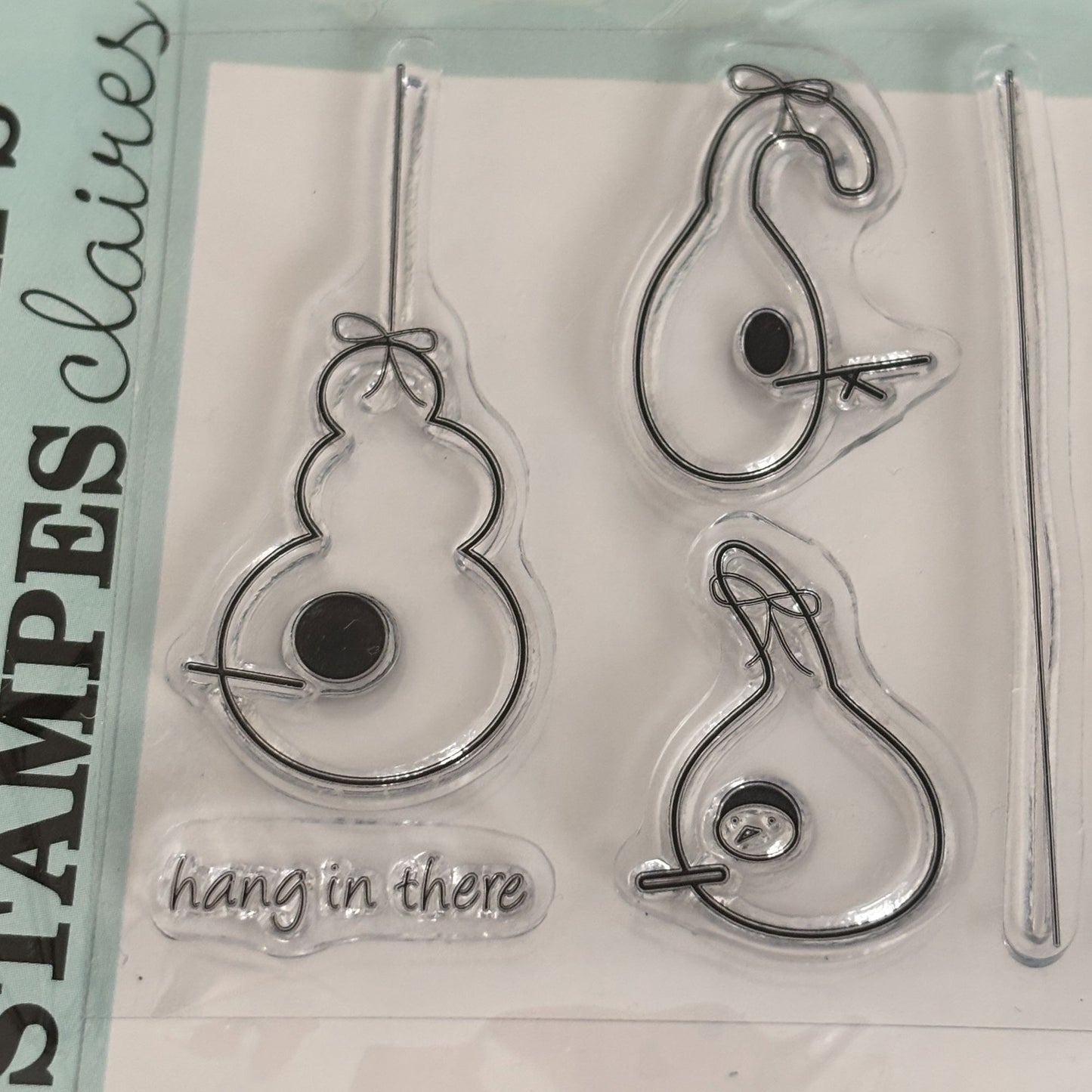 Studio G Clear Stamp Birdhouse Encouragement Support Hang In There Sentiment Small Get Well