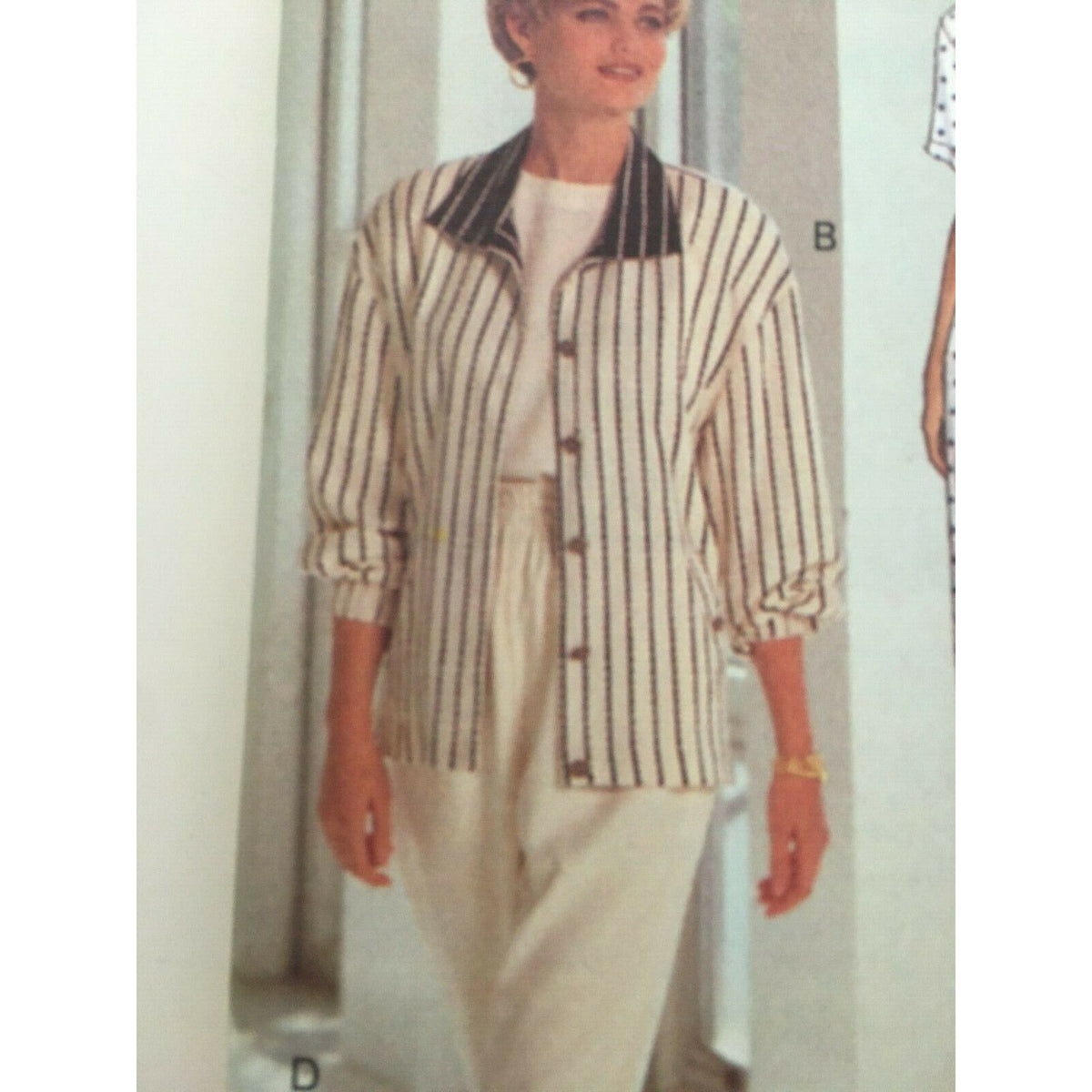 Butterick Sewing Pattern 5914 Work Suit Top Jacket Skirt Pants Sporty UC 6 8 10