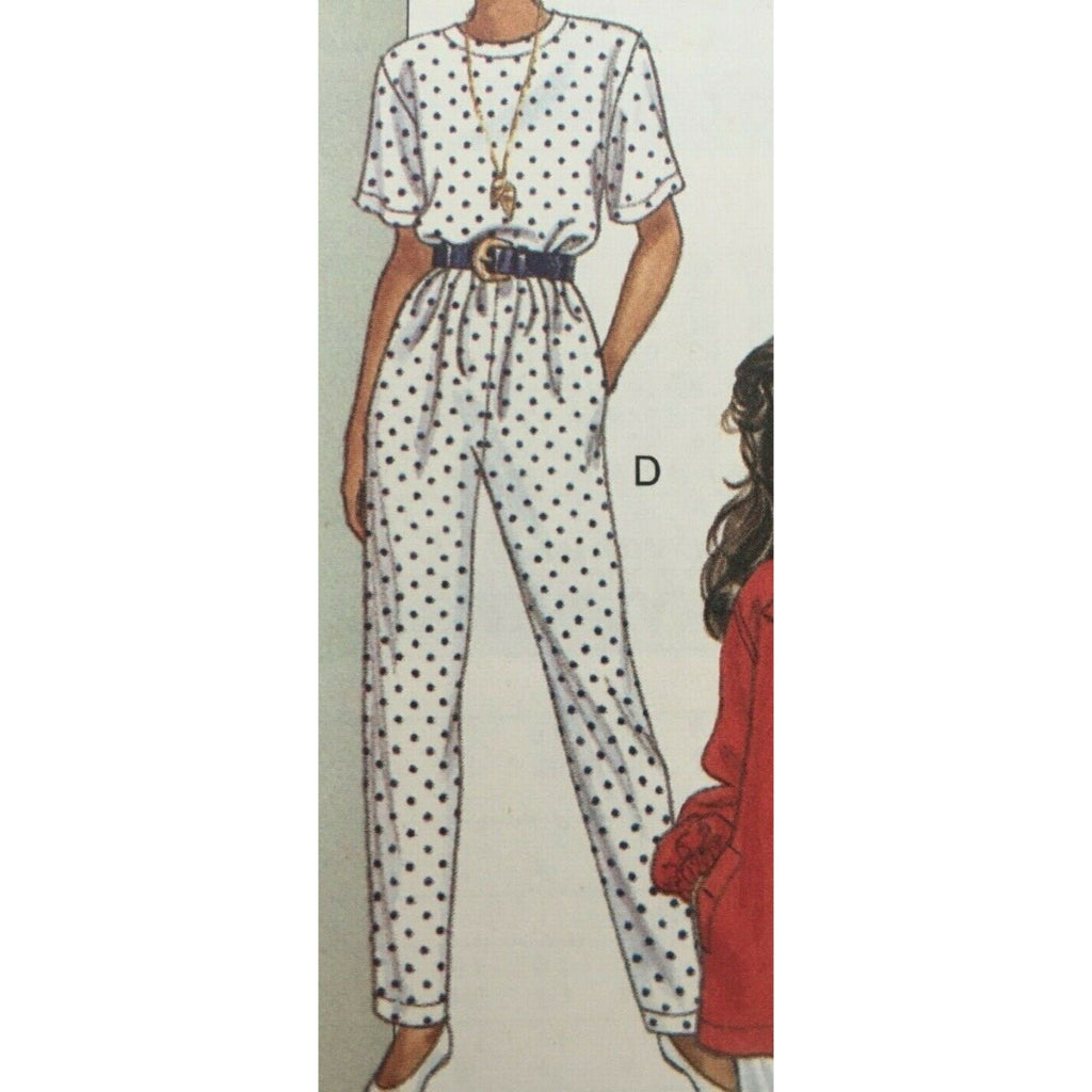 Butterick Sewing Pattern 5914 Work Suit Top Jacket Skirt Pants Sporty UC 6 8 10
